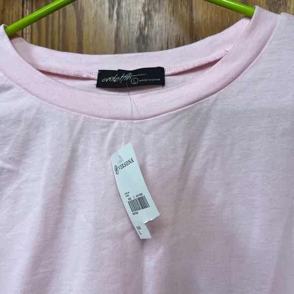 Versona Light Pink Short Sleeve Tee - Picture 7 of 7